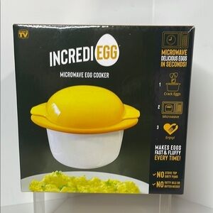 Incrediegg Microwave Egg Cooker NWT